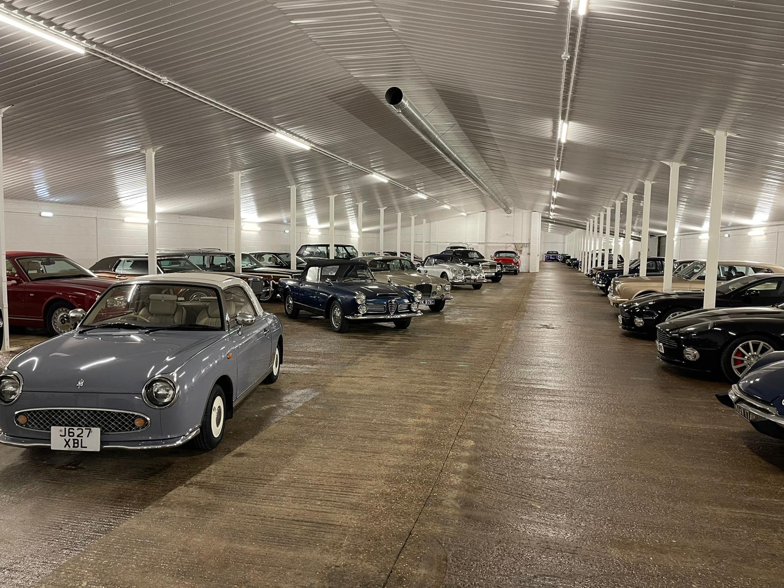 Winter classic car storage